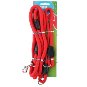 150 cm leash + 45 cm collar (red) - Image 1