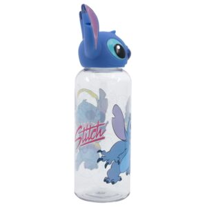 Disney Stitch - Bottle 560 ml with a 3D cap from the Flowers collection - Image 3