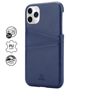 Crong Neat Cover - PU Leather dėklas skirtas Apple iPhone 11 Pro blue - Image 2