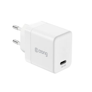 Crong Ultra Compact GaN - USB-C 45W PD 3.0 laidinis įkroviklis su PPS baltos spalvos - Image 3