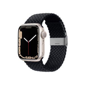 Crong Wave Band – Braided strap for Apple Watch 44/45/46/49 mm (graphite) - Image 3