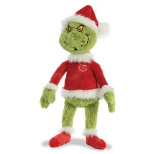 Grinch - Plush toy / cuddly Grinch in Santa Claus outfit 43 cm Eco-Friendly - Image 3