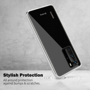Crong Crystal Slim Cover - Protective dėklas skirtas Huawei P40 Clear - Image 6