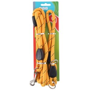 150 cm leash + 45 cm collar (yellow) - Image 1