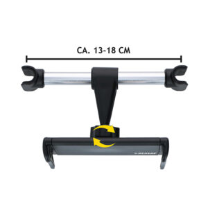 Dunlop - Car headrest holder for smartphone / tablet 12-21 cm - Image 3