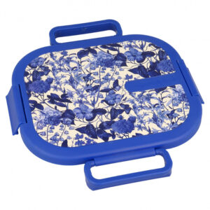 Quokka Kai - Stainless steel food container / lunchbox (Blue Blossom) - Image 3
