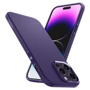 Spigen Liquid Air - dėklas skirtas Apple iPhone 14 Pro Purple - Image 4