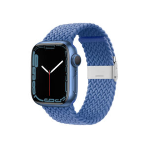 Crong Wave Band – Braided apyrankė skirta Apple Watch 38/40/41/42 mm blue