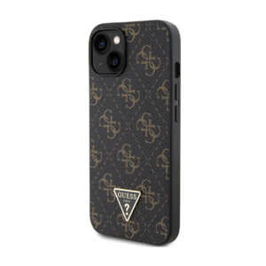 Guess 4G Triangle Metal Logo - dėklas skirtas Apple iPhone 15 Plus Black - Image 2