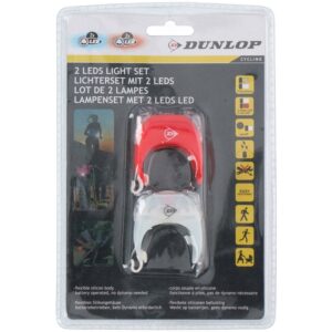 Dunlop - Set of silicone LED bicycle lamps front and rear - Image 2