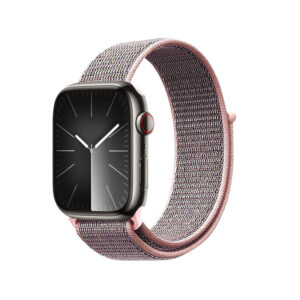 Crong Nylon – Sport strap for Apple Watch 38/40/41/42 mm (Light Pink) - Image 2