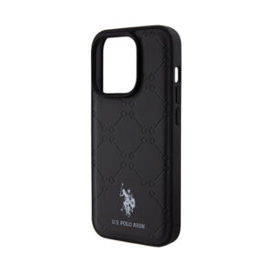 US Polo Assn Yoke Pattern - dėklas skirtas Apple iPhone 15 Pro black - Image 6