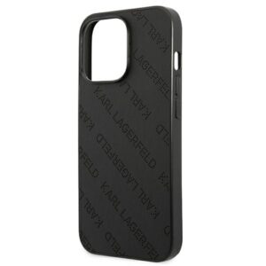 Karl Lagerfeld Perforated Allover - dėklas skirtas Apple iPhone 13 Pro Max Black - Image 6