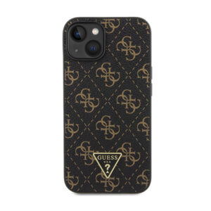 Guess 4G Triangle Metal Logo - dėklas skirtas Apple iPhone 15 Plus Black - Image 3