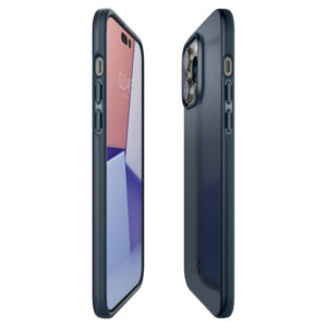 Spigen Thin Fit - dėklas skirtas Apple iPhone 14 Pro Max Navy Blue - Image 6