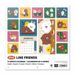 Line Friends - Calendar 2022 30x30cm - Image 2