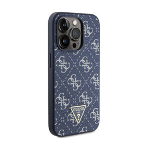 Guess 4G Triangle Metal Logo - dėklas skirtas Apple iPhone 15 Pro Max blue - Image 4