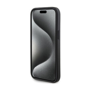 Guess 4G Triangle Metal Logo - dėklas skirtas Apple iPhone 15 Plus Black - Image 5