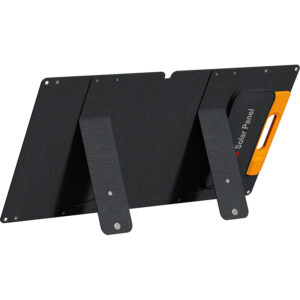 Wonder Ws60 - 60W solar panel with USB-C PD 30W & USB-A QC 18W output (Black) - Image 2