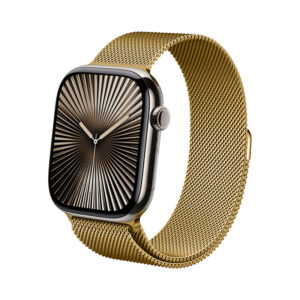 Crong Milano Steel – Stainless steel apyrankė skirta Apple Watch 38/40/41/42 mm gold - Image 3