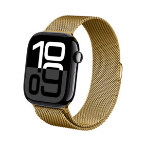 Crong Milano Steel – Stainless steel apyrankė skirta Apple Watch 38/40/41/42 mm gold - Image 4