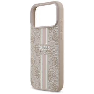 Guess 4G Printed Stripes MagSafe - dėklas skirtas Apple iPhone 17 Pro Max pink - Image 6