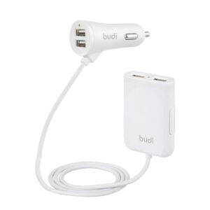 Budi - 4 USB Car charger(2 USB port used for back of the car)