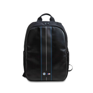 BMW Carbon Blue Stripes - Backpack for 16" notebook black - Image 1