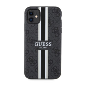 Guess 4G Printed Stripes MagSafe - dėklas skirtas Apple iPhone 11 Black - Image 3