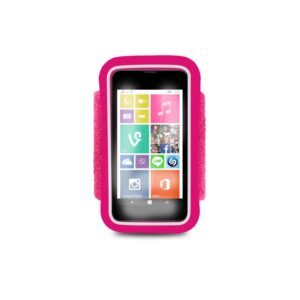 PURO Running Band - Universal running band for smartphones max 4.3 "+ key pocket (pink) - Image 2