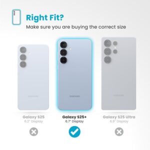 Speck Presidio Perfect-Clear Magnet - dėklas skirtas Samsung Galaxy S25+ / S24+ MagSafe Clear / Chrome Finish / Serene Silver - Image 6