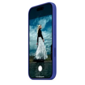 Apple Silicone Case – Silicone dėklas su MagSafe for Apple iPhone 16 Pro Stone Gray - Image 6