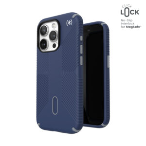 Speck Presidio2 Grip ClickLock & MagSafe - dėklas skirtas Apple iPhone 15 Pro Coastal Blue/Dust Grey - Image 1