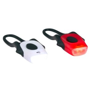 Dunlop - Set of Silicone Bicycle Lights Front and Rear LED - Image 2