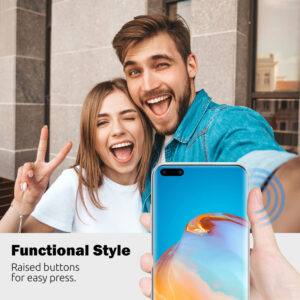 Crong Crystal Slim Cover - Protective dėklas skirtas Huawei P40 Pro Clear - Image 5