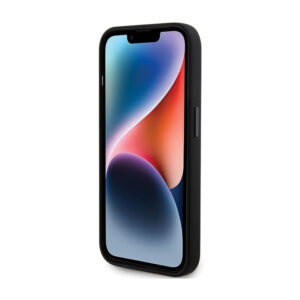 Karl Lagerfeld Silicone Ikonik Metal Pin - Apple iPhone 15 Pro Max Case juodos spalvos - Image 5