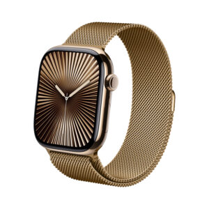 Crong Milano Steel – Stainless steel apyrankė skirta Apple Watch 38/40/41/42 mm rose gold