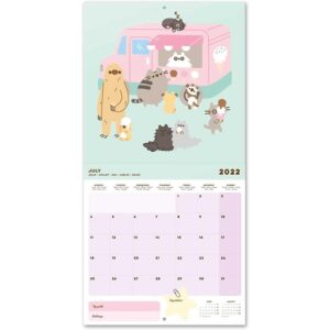 Pusheen - Wall calendar 30 x 30 cm 2022 from the Foodie collection - Image 5
