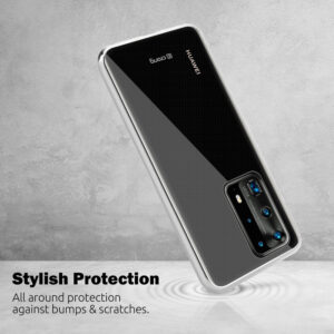 Crong Crystal Slim Cover - Protective dėklas skirtas Huawei P40 Pro Clear - Image 6