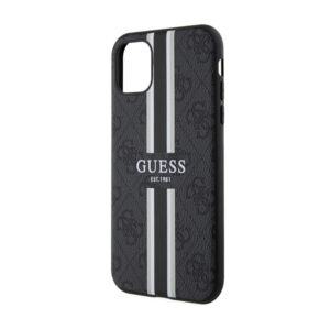Guess 4G Printed Stripes MagSafe - dėklas skirtas Apple iPhone 11 Black - Image 6