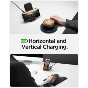 Spigen ArcField PF2201 - 15W Inductive Charger (Black) - Image 6