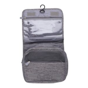 Dunlop – Travel Toiletry Bag with Hanging Hook 25x20x10 cm (Grey) - Image 2