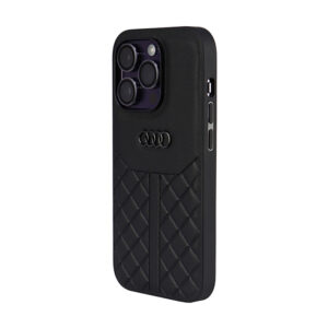 Audi Genuine Leather - dėklas skirtas Apple iPhone 14 Pro Black - Image 3