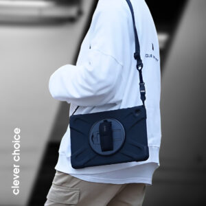 Crong Defender Plus - Rugged dėklas Samsung Galaxy Tab Active5 Pro 10.1" juodos spalvos - Image 6