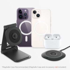 Spigen PF2101 ArcField - MagSafe 7.5W Inductive Charger (Black) - Image 6