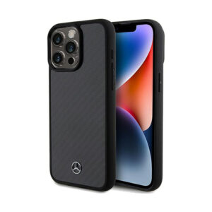 Mercedes Carbon Fiber Dynamic - dėklas skirtas Apple iPhone 15 Pro Max Black - Image 1