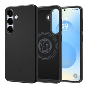 Spigen Thin Fit Mag MagSafe - dėklas skirtas Samsung Galaxy S25 Black - Image 1