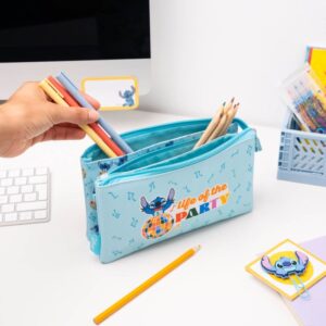 Disney Stitch - 3-Compartment Pencil Case from the Waves Collection - Image 6
