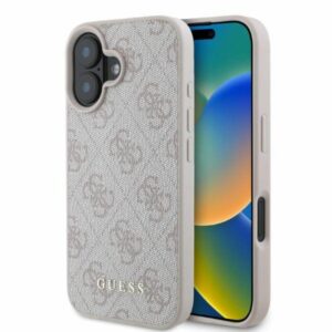 Guess 4G Classic - dėklas skirtas Apple iPhone 16 pink - Image 1
