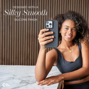 Case-Mate Silicone MagSafe - dėklas skirtas Apple iPhone 15 Pro Max Black - Image 3